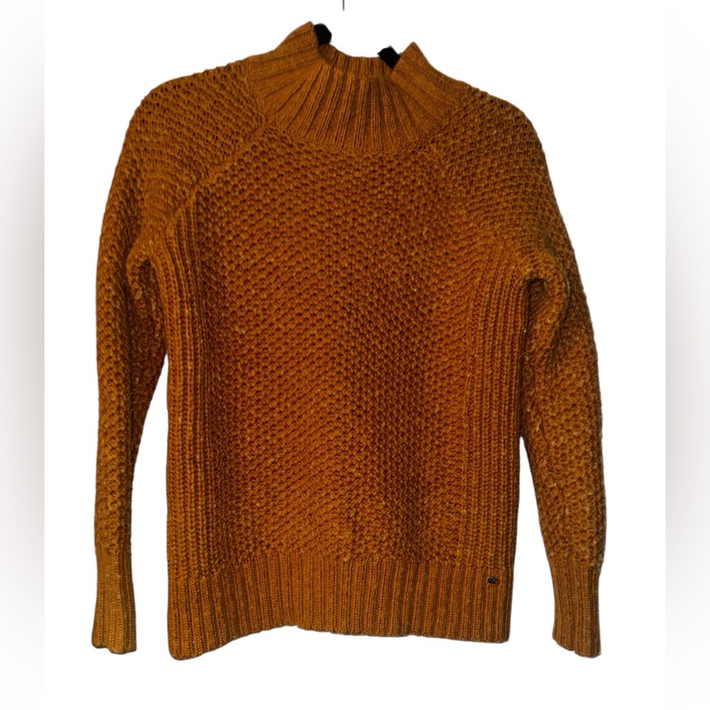 American Eagle Outfitters Vibrant Orange Knit Sweater